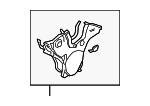 11810RCAA01 - Engine: Outer Timing Cover for Honda: Accord, Accord Crosstour, Crosstour, Odyssey, Passport, Pilot, Ridgeline Image