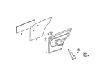 2017370087 - Rear Doors: Seal for Mercedes-Benz: 190, 190D, 190E Image