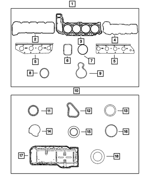 Engine Identification, Service Engines & Engine Service Kits for 2012 Ram 1500 #0