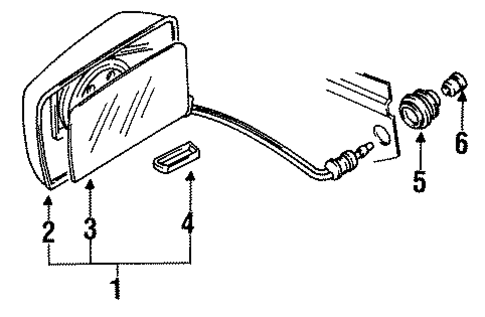 Outside Mirrors for 1986 Volkswagen Golf #0