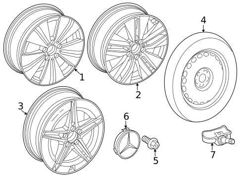 Wheel for 2025 Mercedes-Benz EQB 300 #0
