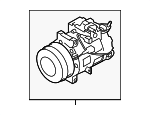 926001CB2A - HVAC: Compressor Assembly for INFINITI: EX35, EX37, FX35, FX37, G37, M37, Q40, Q60, Q70, Q70L, QX50, QX70 Image