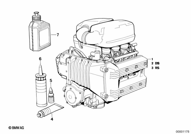11002300053 - Engine: Repair Kit for Oil Change -  for BMW-Motorrad Image