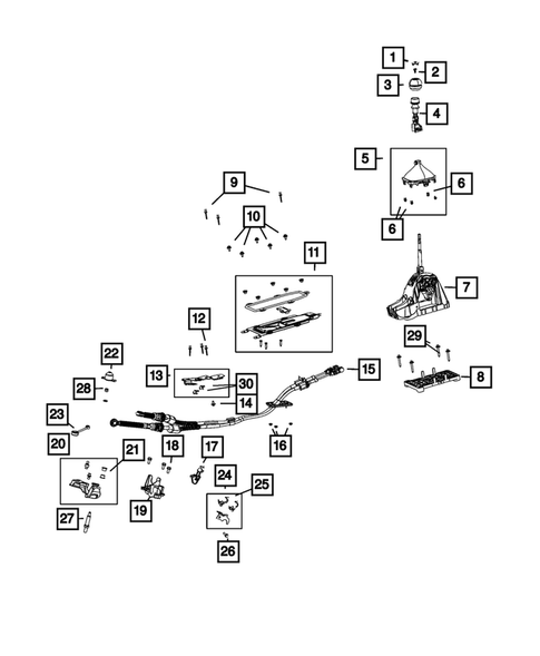 Gearshift Controls and Related Parts for 2022 Jeep Renegade #2