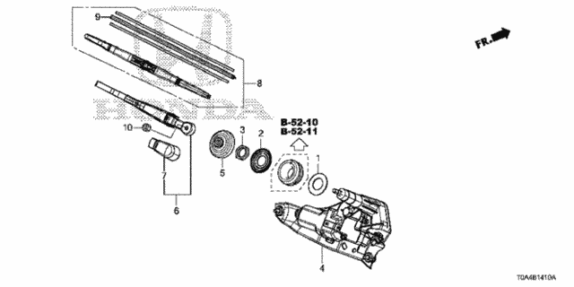 Rear Wiper for 2014 Honda CR-V #0