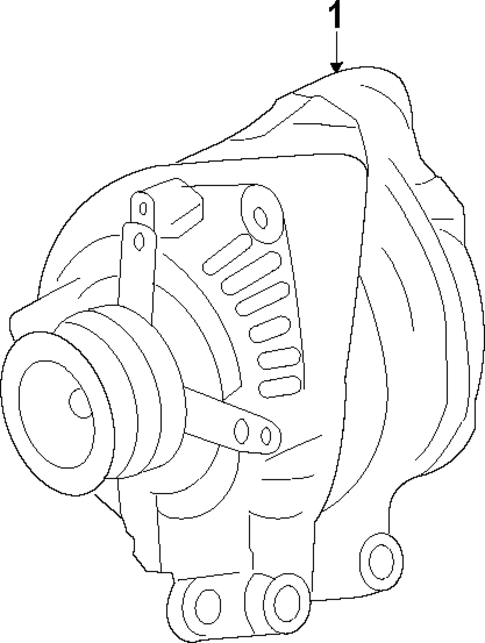 Alternator for 2014 Land Rover Range Rover #1