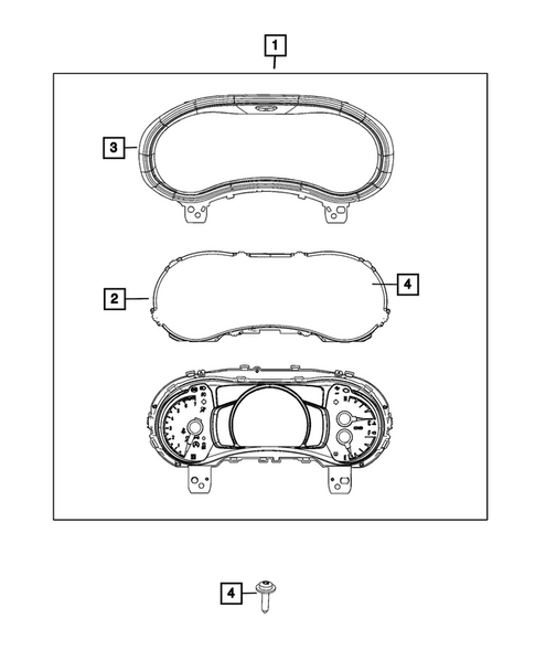 Instrument Panel Cluster for 2026 Dodge Durango #0