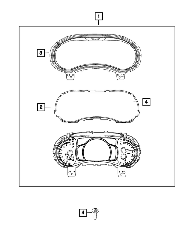 « 68693106AD –  : Pan Instr Grp Instr pour Mopar Image »