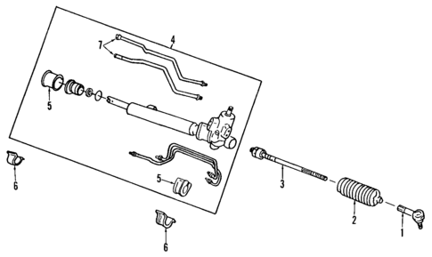 P/S Pump & Hoses for 1996 Suzuki Swift #0