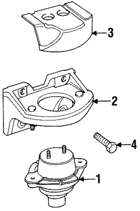 Engine Mounting for 1994 Jaguar XJ12 #0