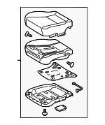7100250K31C0 - : Cushion Assembly for Lexus: LS460, LS600h Image