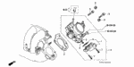 16400RAAA63 - : Throttle Body Assembly for Honda Image