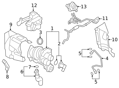 Turbocharger & Components for 2013 Mini Cooper #0