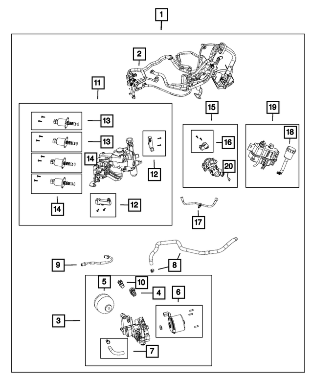 68226947AA - M40; 6-Speed; Manual Transmission Automated; MTA: Pump for Mopar Image