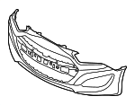 865112M300 - Body: Bumper Cover for Hyundai: Genesis Coupe Image