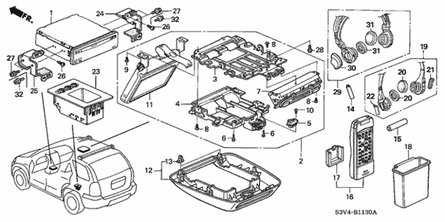 DVD System for 2003 Acura MDX #0