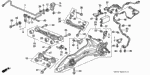 934030802008 - Chassis: BOLT-WASHER (8X20) for Acura Image