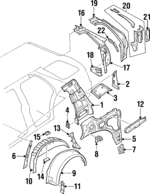 8943209560 - : Reinforcement Bracket for Isuzu Image