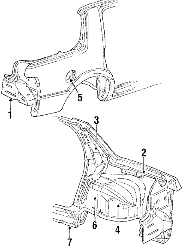 4386493 - Body: Lower Panel Extension for Mopar Image