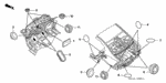 74241SNAA00 - Interior/Bumper: INSULATOR, DASHBOARD CENTER (UPPER) for Honda Image