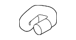 80A121642F - Cooling System: Hose for Audi Image