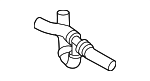 80A122051G - Cooling System: Hose for Audi Image