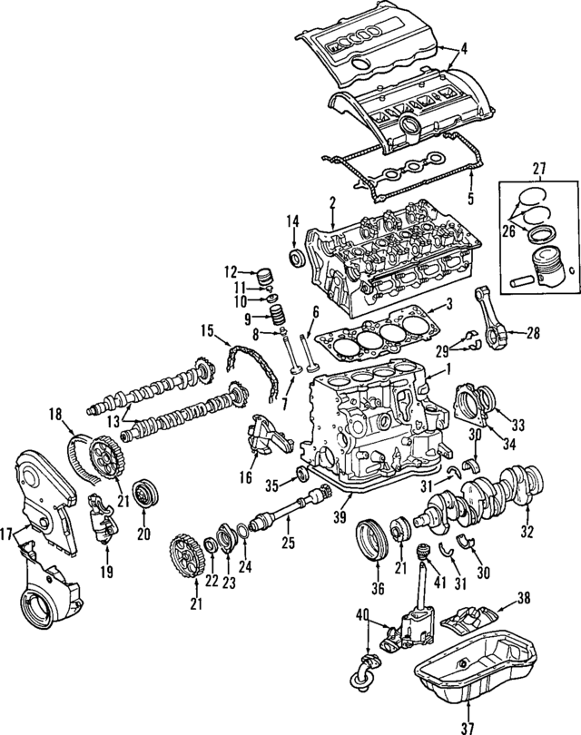 78115121C - Engine: Engine Timing Sprocket for Audi Image