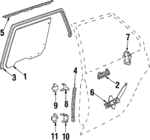16608184 - Body: Lock for Buick: Century, Skyhawk, Skylark | Cadillac: Cimarron | Chevrolet: Cavalier, Celebrity, Chevette, Citation II | Oldsmobile: Cutlass Ciera, Firenza, Omega | Pontiac: 6000, J2000 Sunbird, Phoenix, T1000 Image