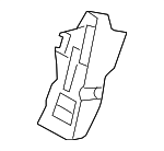 99755121101 - : Foot Rest for Porsche: 911, Boxster, Cayman Image