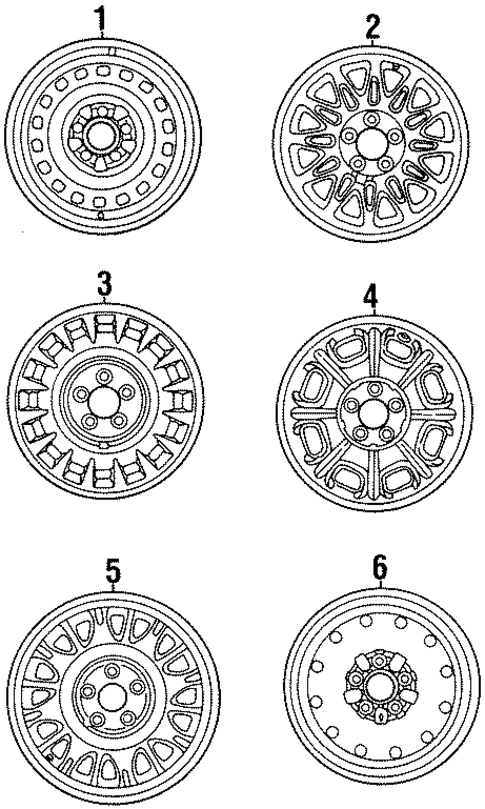 Wheels for 2002 Lincoln Town Car #0