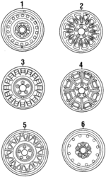 1W1Z1007CA - : Wheel, Alloy for Lincoln: Town Car Image