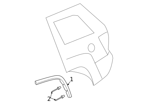 Exterior Trim - Quarter Panel for 2018 Jeep Grand Cherokee #0