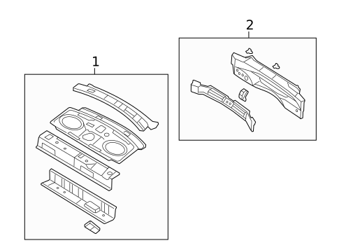 Rear Body for 2012 Lincoln MKZ #0