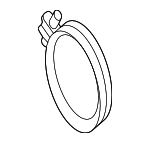 18307553601 - Exhaust: Pre-converter Gasket for BMW Image