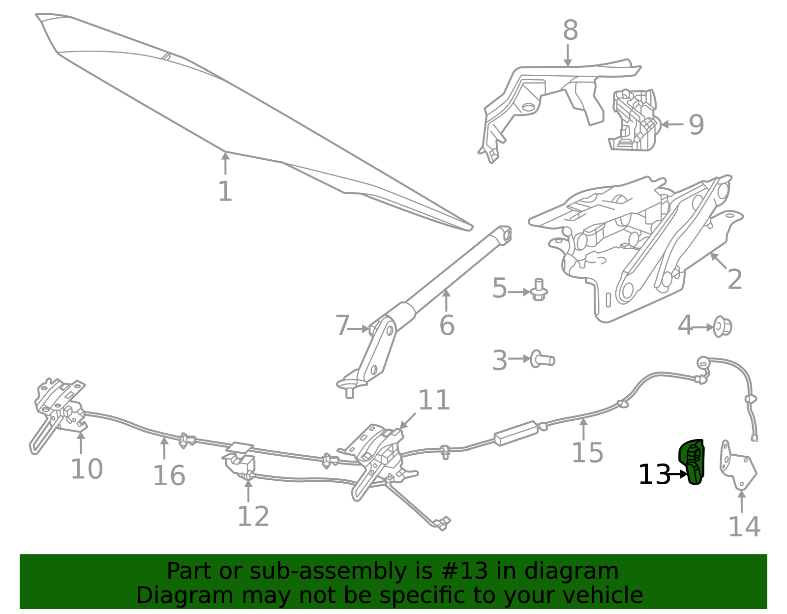 32348273 - High-Quality Release Handle for 2025-2026 Volvo EX90 ...