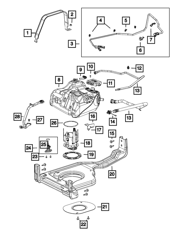 6104173AA - Emission Controls: Hex Flange Head Screw for Mopar Image image