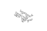 1266100110 - Frame Floor Unit: Longitudinal Member for Mercedes-Benz Image