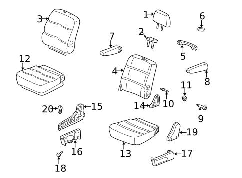 Second Row Seats for 2000 Honda Odyssey #0
