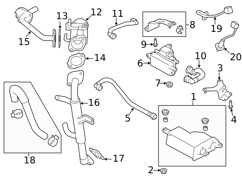 EGR System for 2014 Subaru Forester #0