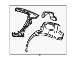 68480938AC - Body: Reinforced Assembly for Dodge: Charger Image