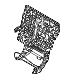 89500AR050NNB - Body: Seat Back Frame for Hyundai Image