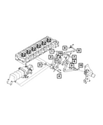 68723373AA - Cooling: Water Inlet Tube for Mopar Image