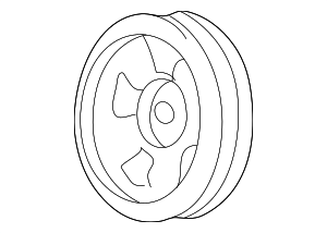STP362 - Steering: Motorcraft™ Power Steering Pump Pulley for Ford Image