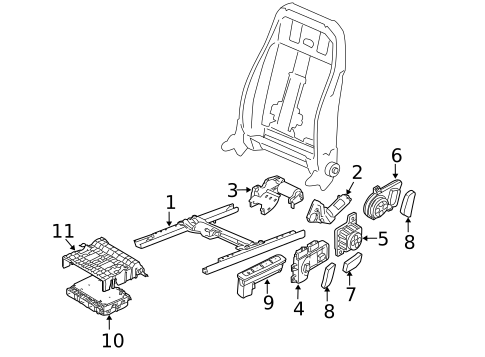 Power Seats for 2007 Volkswagen Passat #0