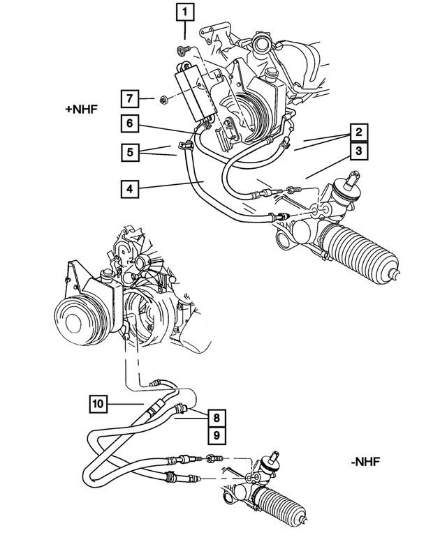 6022250 - Steering: Hex Head Screw And Washer for Mopar Image image