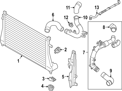Intercooler for 2022 Volkswagen Arteon #0