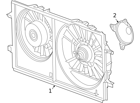 Cooling Fan, Clutch & Motor for 2005 Pontiac G6 #0