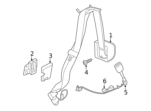 Seat Belt for 2020 Jaguar F-Type #0