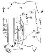 5064128AA - Electrical: Global Positioning Antenna for Dodge: Ram 1500, Ram 2500, Ram 3500 Image