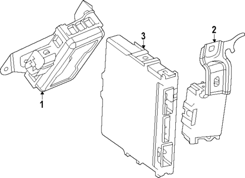Electrical Components for 2025 Lexus NX250 #1
